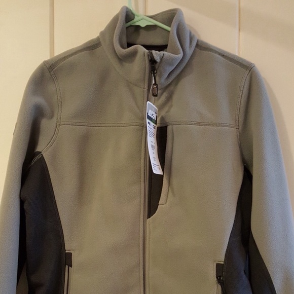 Eastern Mountain Sports- Grey Windpro Fleece Jacket women’s size small - Picture 9 of 9